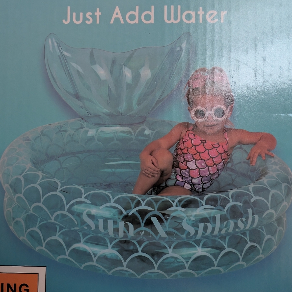 Kids Inflatable Pool - Blue - Picture 3 of 6